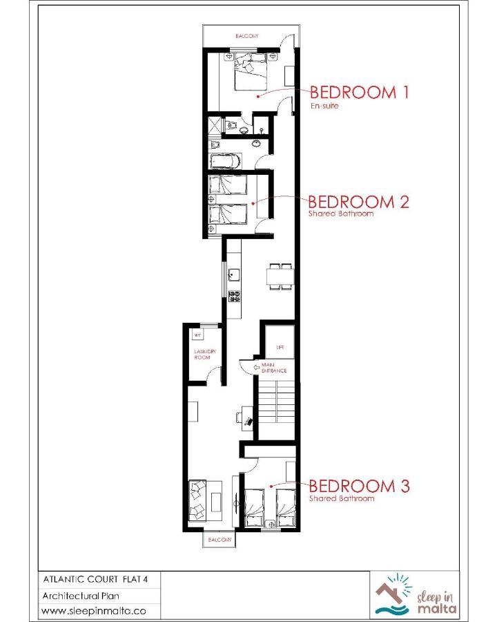 מסידה F4 Room 2, Private Room Two Single Beds Shared Bathroom מראה חיצוני תמונה